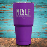 MILF - Mom in Love with a Fisherman Coated Drinkware
