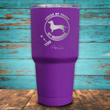 Circle Of Trust Dachshund Coated Drinkware