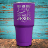 Jesus & Sweet Tea Coated Drinkware