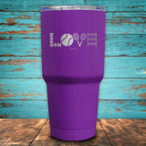 Tennis Love Coated Drinkware