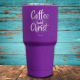 Coffee and Christ Coated Drinkware