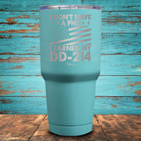 I Earned My DD-214 Coated Drinkware