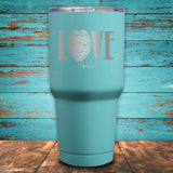 Police Love Simple Coated Drinkware