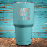 Home Is Where The Ice Is Coated Drinkware