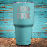 Mom Strong Coated Drinkware