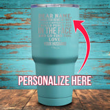 Dear Wife (CUSTOM) Coated Drinkware