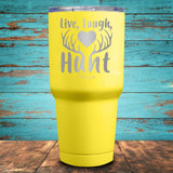 Live Laugh Hunt Coated Drinkware