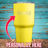 Custom Personalized Coated Drinkware
