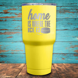 Home Is Where The Ice Is Coated Drinkware
