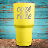 Cozé with my Rosé Coated Drinkware