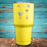 How I Tell Time Coated Drinkware