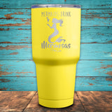 Mermaids Drink Mermosas Coated Drinkware