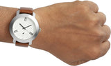 Fastrack NG3120SL01C Bare Basic Watch - For Men