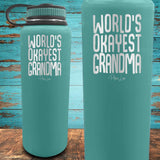 World's Okayest Grandma Coated Drinkware