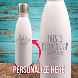 This is Your Cup (Custom Name) Coated Drinkware