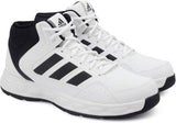 Adidas JAMSLAM Basketball Shoes  (White)